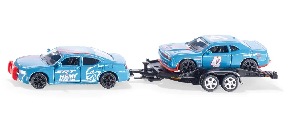 SIKU 2565 1:55 Dodge Charger with Dodge Challenger SRT Racing