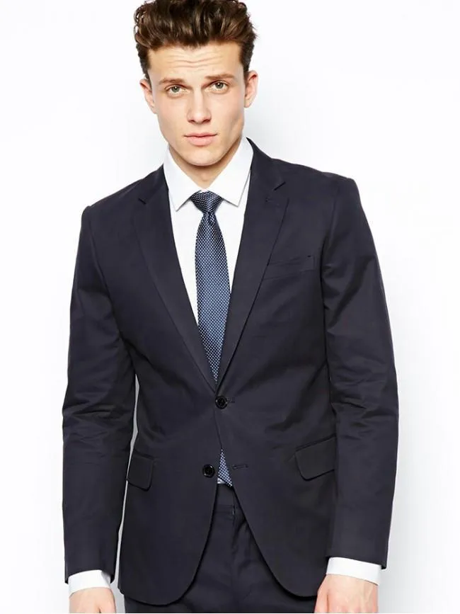 Slim Fit Suit In Panel