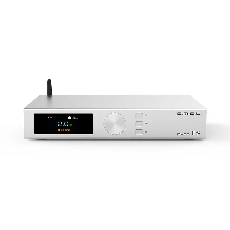 SMSL D400ES MQA & MQA-CD DAC DSD512 ES9039MSPRO Chip XMOS XU316 HI-Res Decoder