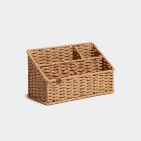 Somerset  Woven Desktop Organizer Brown