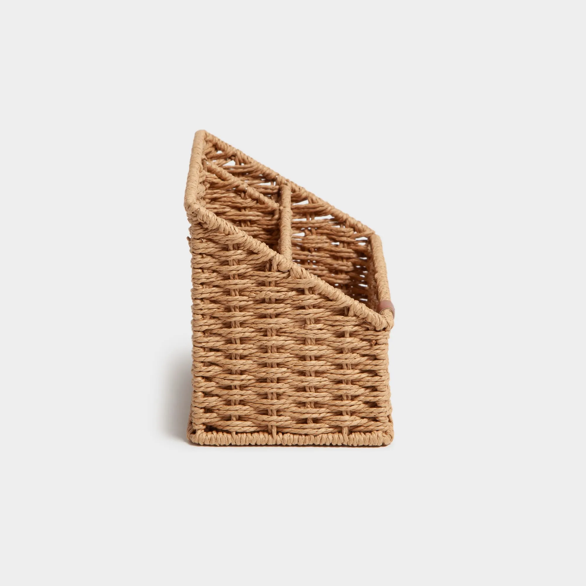 Somerset  Woven Desktop Organizer Brown