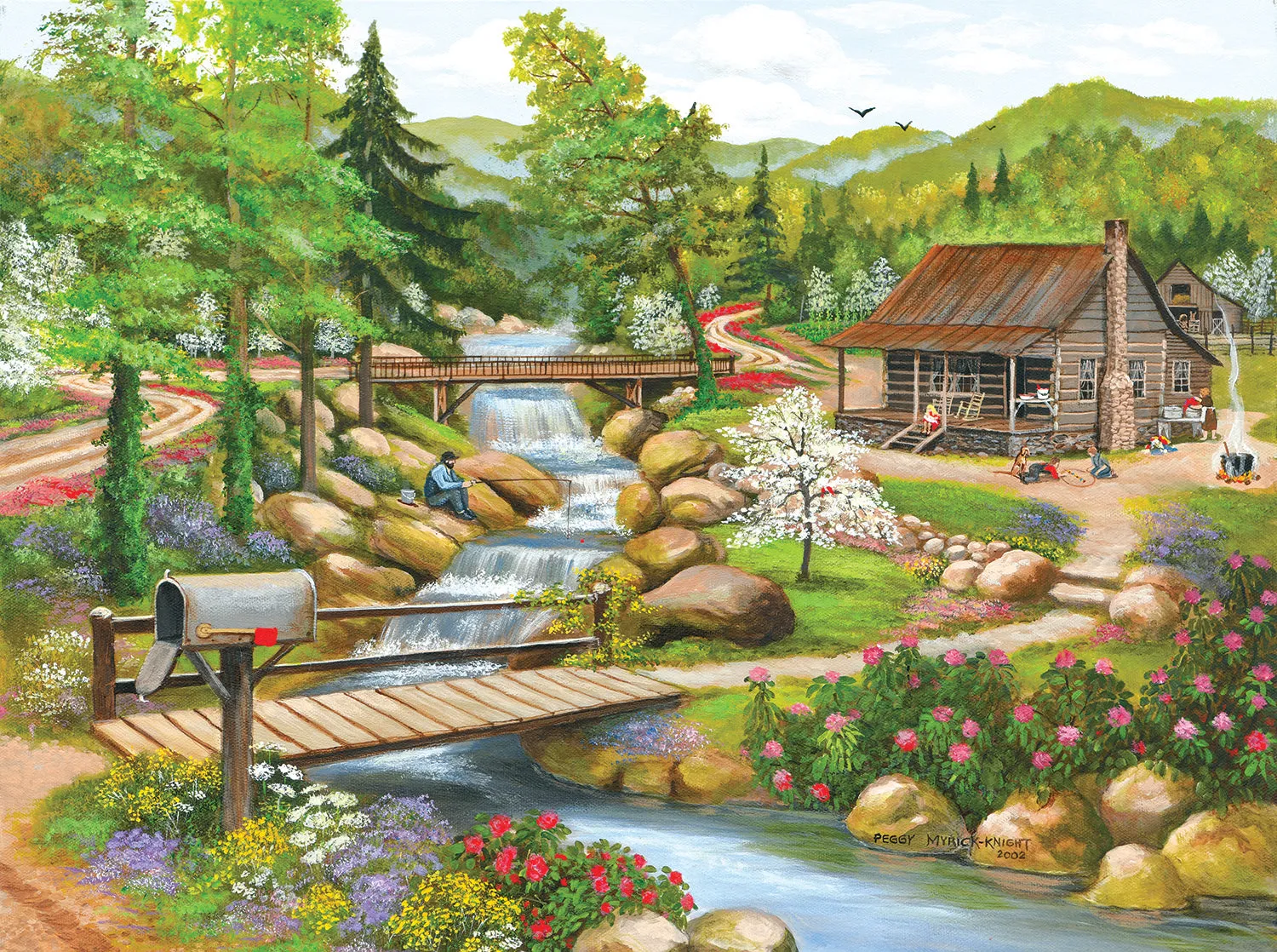 Spring Season, 1000 piece puzzle by Sunsout