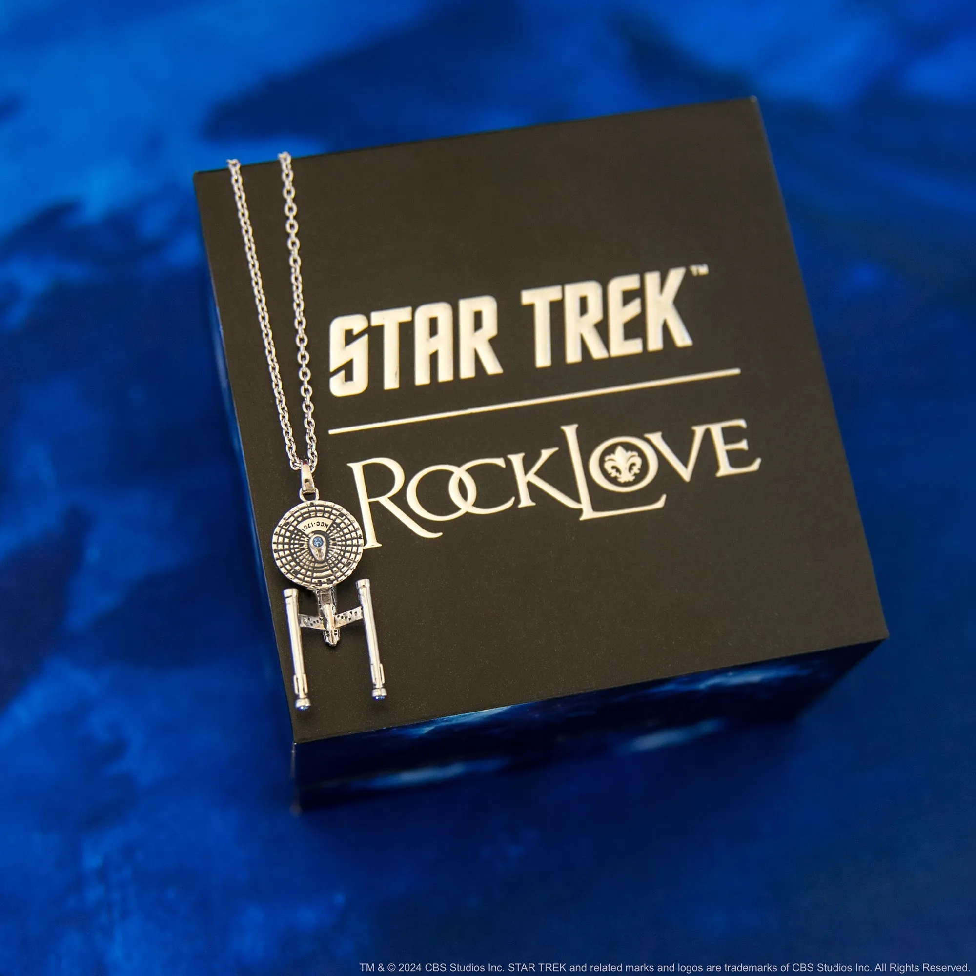 Star Trek X RockLove U.S.S. Enterprise NCC-1701 Starship Necklace