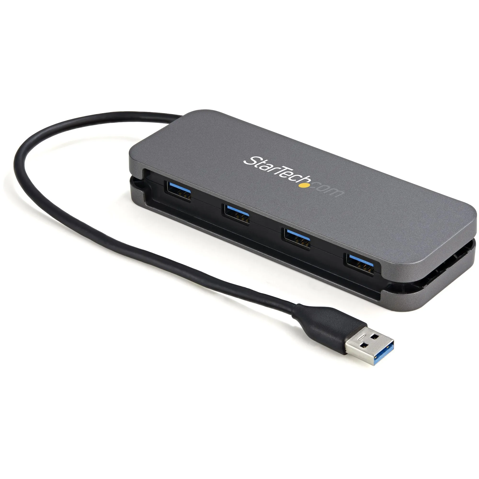 Startech.Com 4 Port Usb 3.0 Hub, 4X Usb-A, 5Gbps Laptop/Desktop Usb Type-A Hub, Usb Bus Powered, 11" Long Cable With Cab