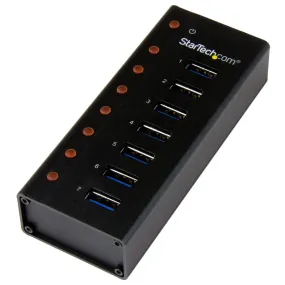 Startech.Com 7-Port Usb 3.0 Hub - Desktop Or Wall-Mountable Metal Enclosure~7-Port Usb 3.0 Hub (5Gbps) - Desktop Or Wall