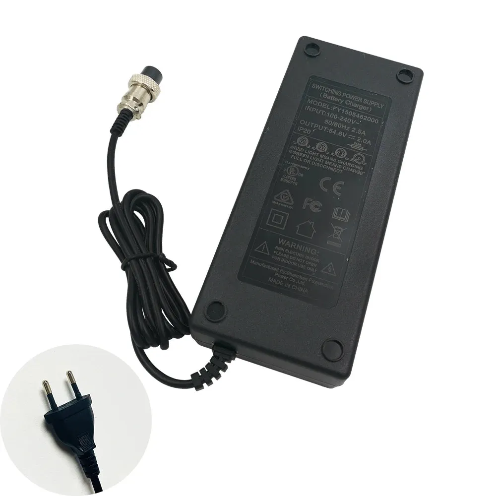 TEVERUN Blade MINI Pro 54.6V 2A Original Charger Blade Mini 54.6V 2A Charger Electric Scooter Official Blade Accessories