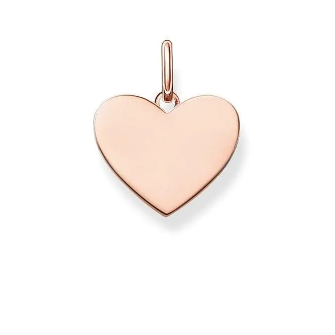 Thomas Sabo Sterling Silver Heart Pendant LBPE0002-415-12