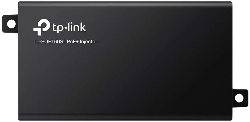 TP-LINK TL-PoE160S, 802.3at/af Gigabit PoE Injector, Non-PoE to PoE Adapter, Supplies PoE (15.4W) or PoE  (30W), Plug & Play, Desktop/Wall-Mount