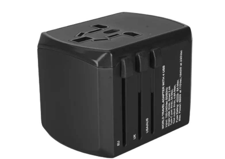 Travel Adaptor Black