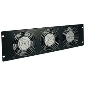 Tripp Lite by Eaton SmartRack 3U Fan Panel - 3 208-240V high-performance fans; 315 CFM; C14 inlet