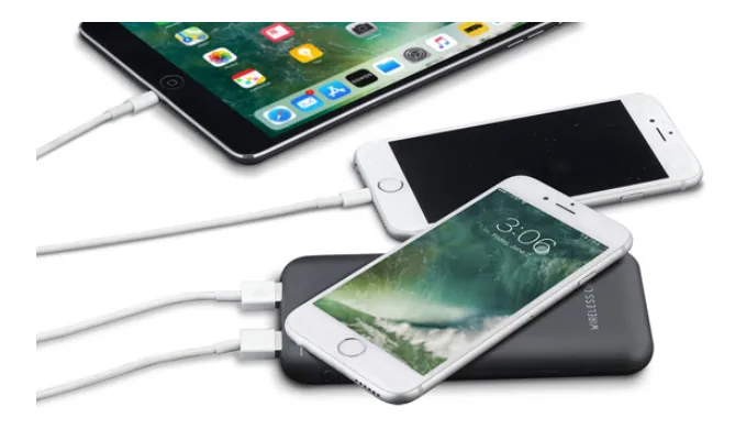 Universal Wireless Qi Charger and 6000mAh Power Bank - Ships Same/Next Day!