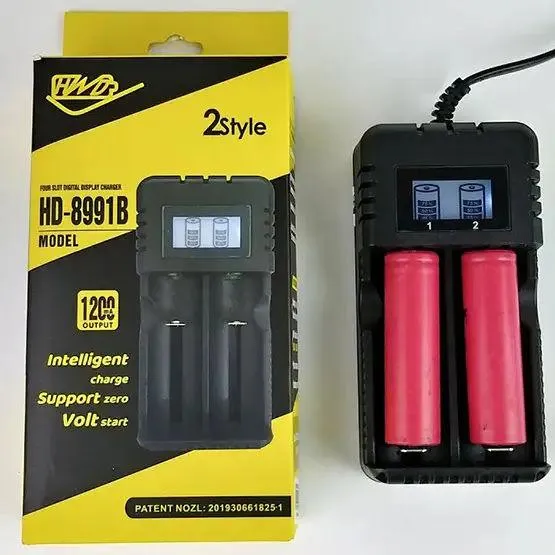 WLW DUAL BAY BATTERY CHARGER FOR LI-ION BATTERIES