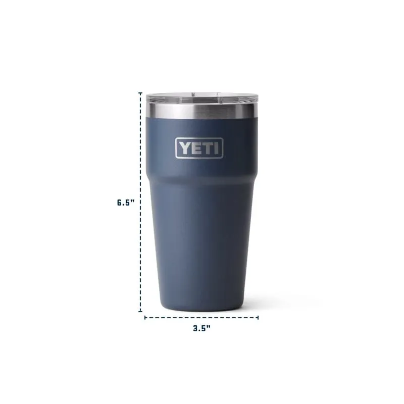 YETI - Rambler® 20oz Pint Cup with MAGSLIDER™ LID - Power Pink