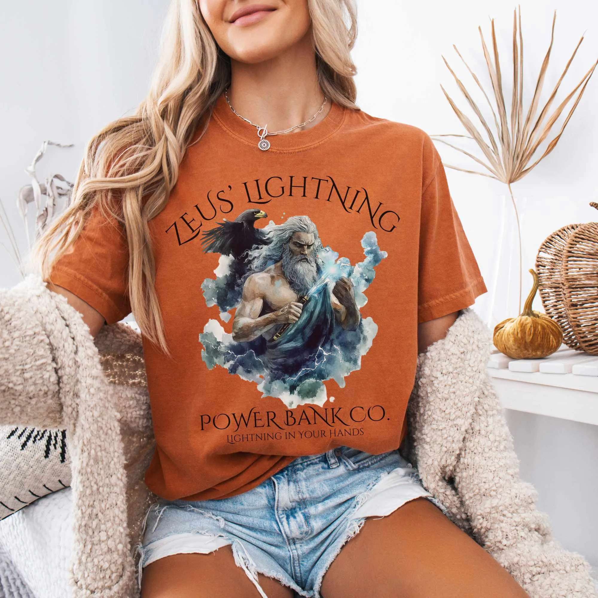 Zeus' Lightning Power Bank Co. Tee