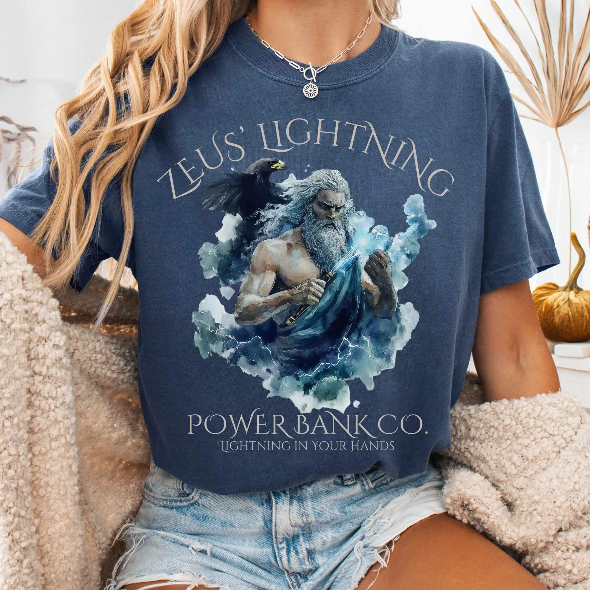 Zeus' Lightning Power Bank Co. Tee