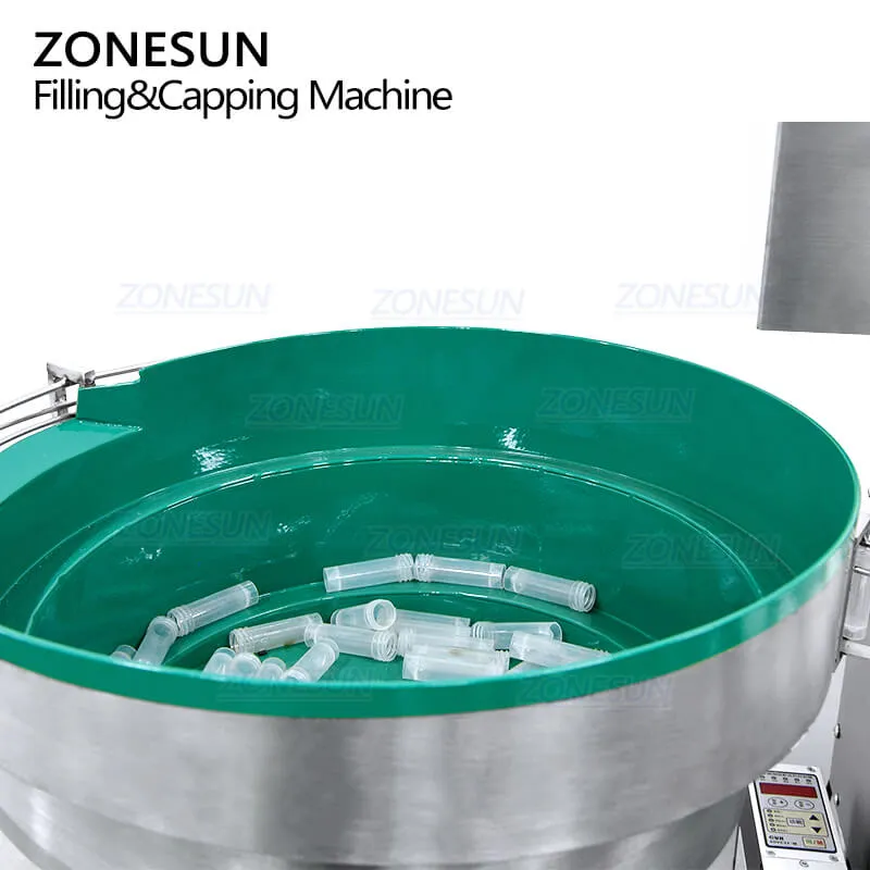 ZS-AFC16 Automatic Desktop Plastic Reagent Tube Solvent Ceramic Plunger Pump Liquid Test Tube Filling Capping Machine