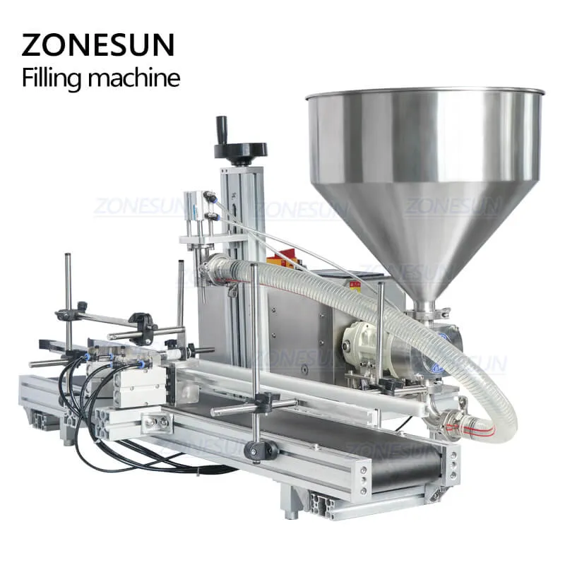 ZS-DTGT900 Automatic Ketchup Jam Jar Lotion Cream Chili Sauce Filling Machine